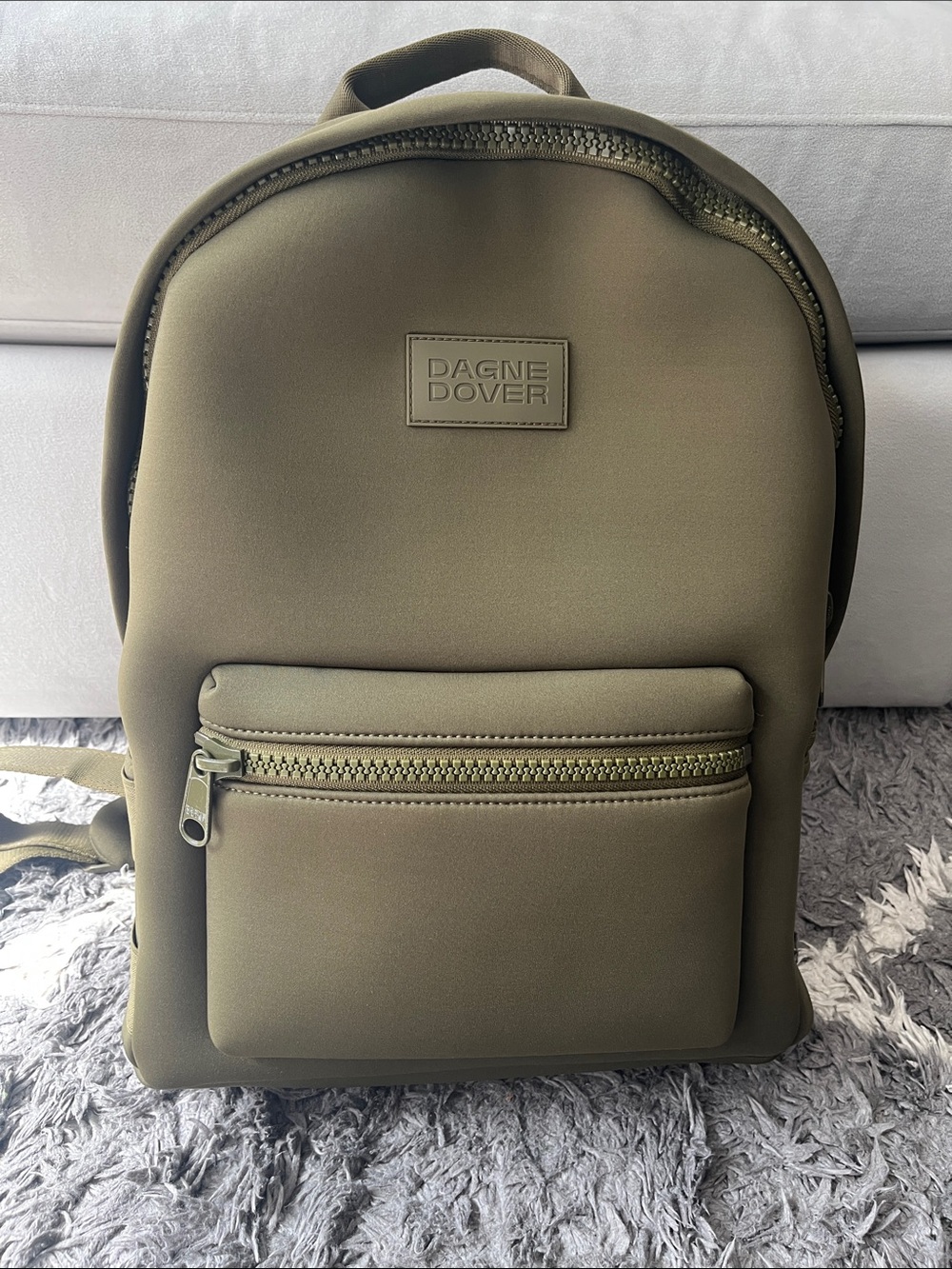 Dagne Dover Large Dakota backpack. Dark moss. Olive. Green. New with tag.